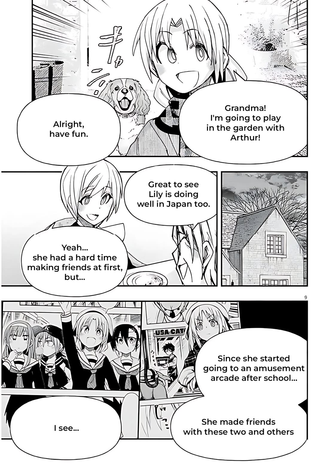 Cross-Cultural Exchange With the Girl at the Arcade chapter 142 page 9