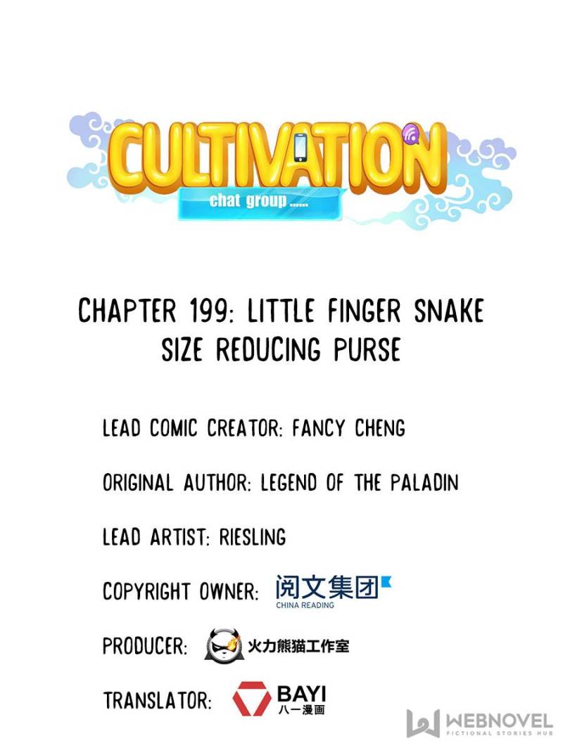 Cultivation Chat Group chapter 203 page 1