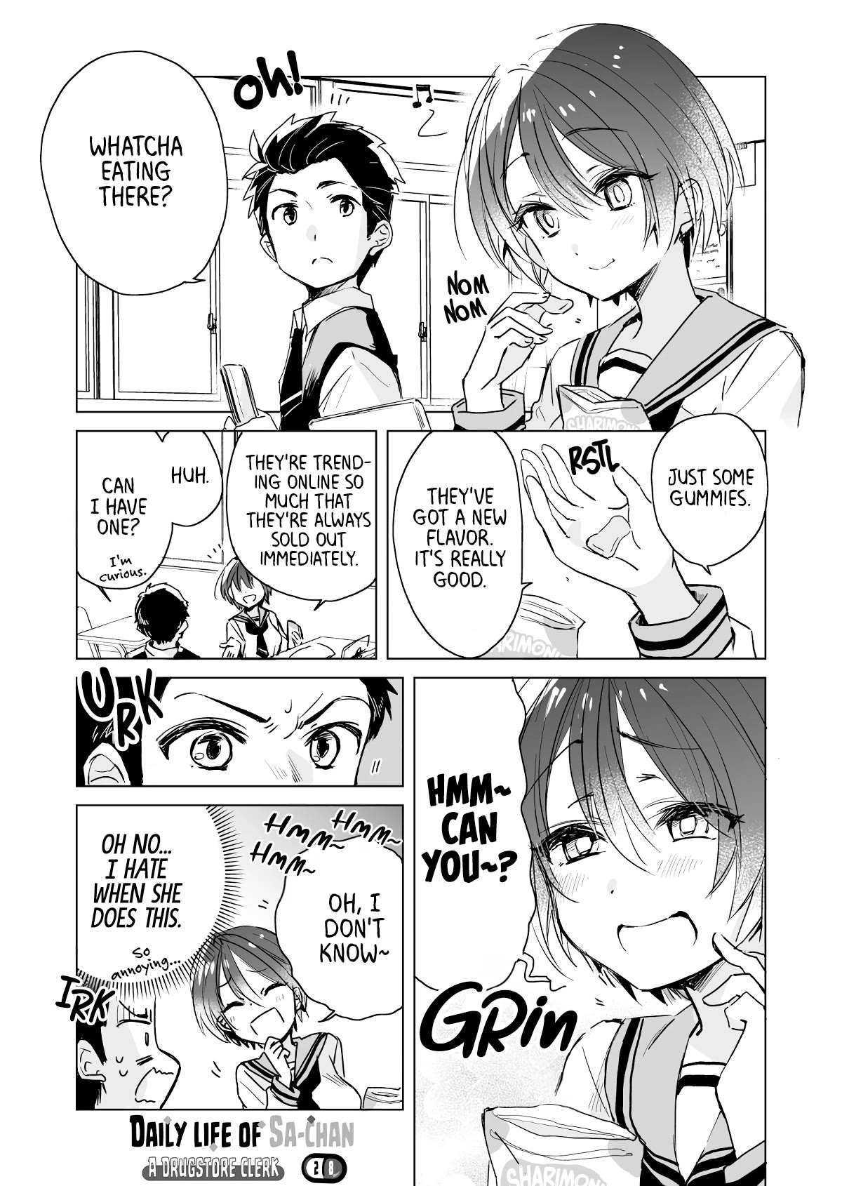 Daily Life of Sa-chan, a Drugstore Clerk chapter 28 page 1