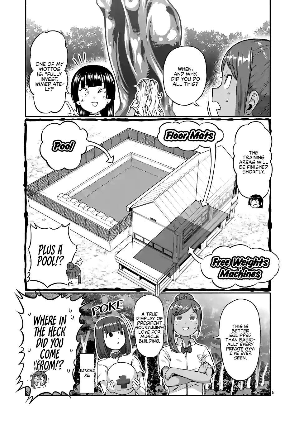 Danberu nan kiro moteru? chapter 134 page 6
