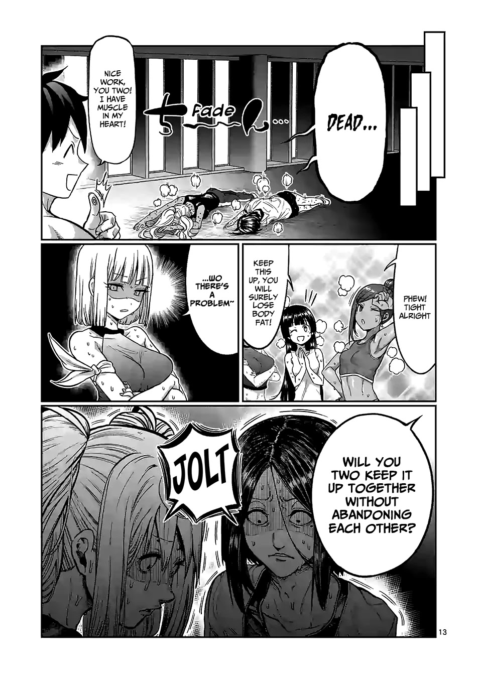 Danberu nan kiro moteru? chapter 87 page 14