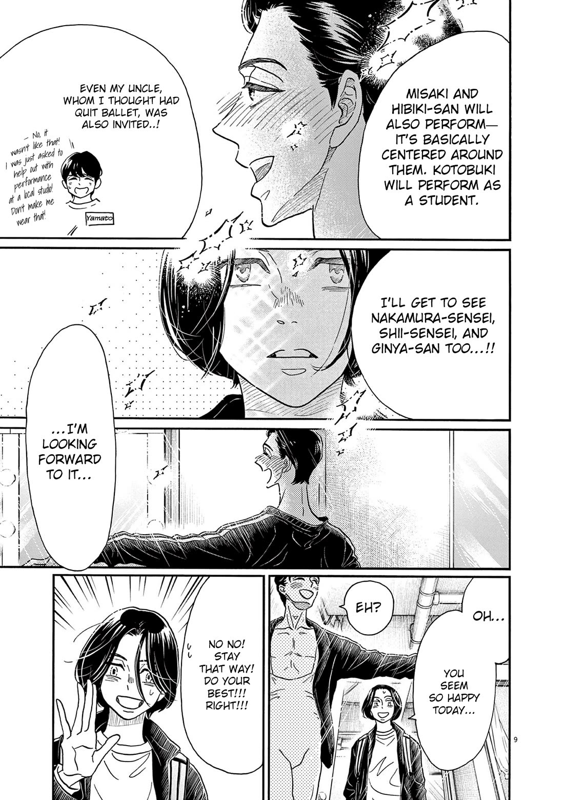 Dance Dance Danseur chapter 206 page 9