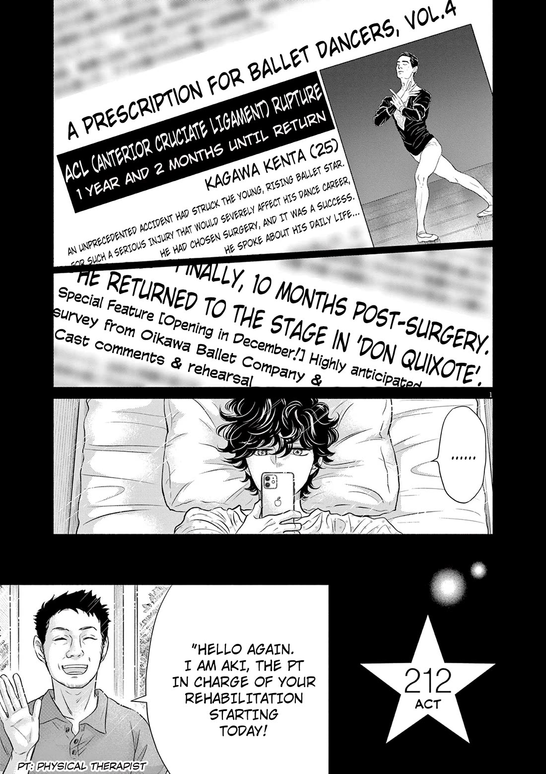 Dance Dance Danseur chapter 212 page 1