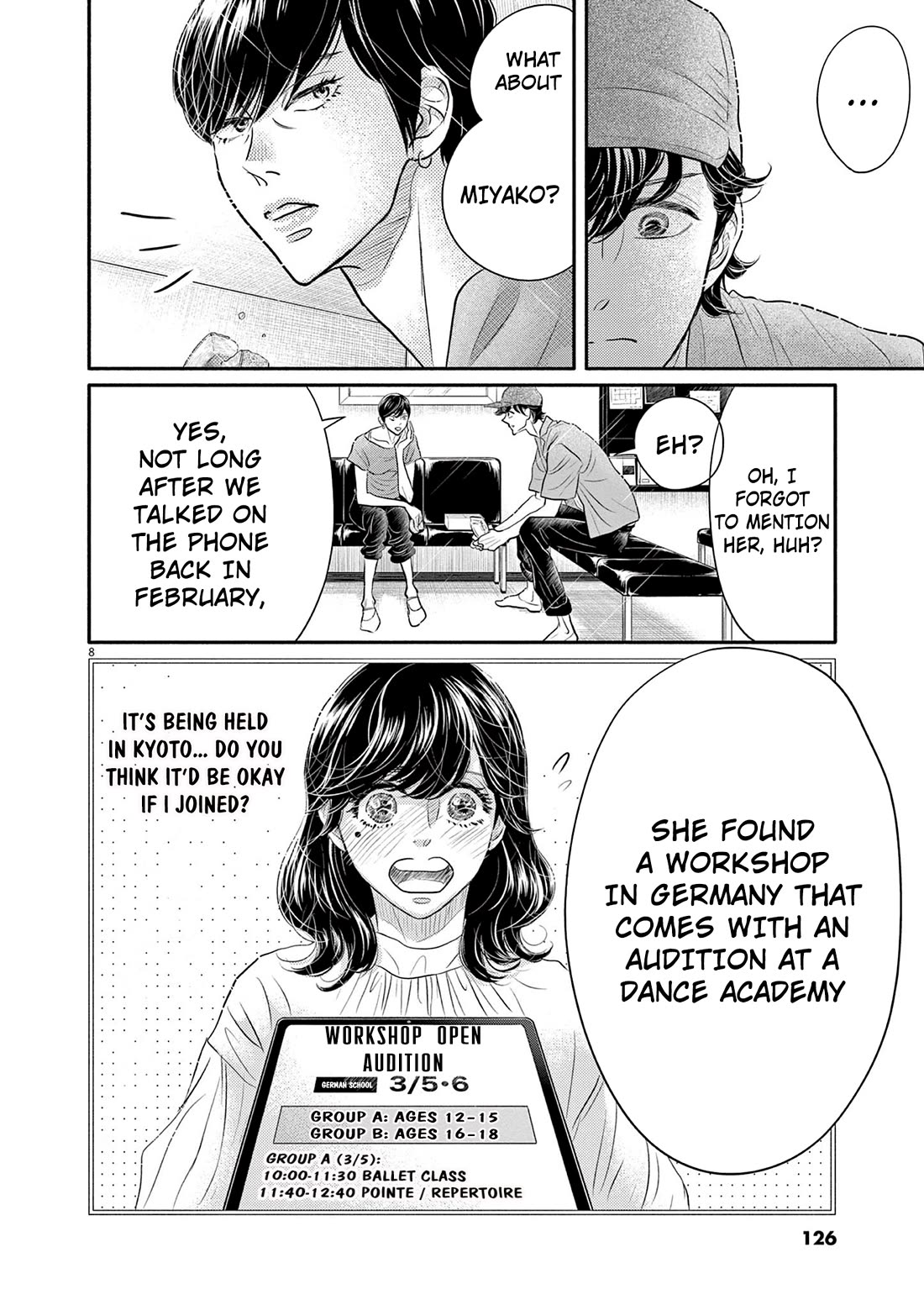 Dance Dance Danseur chapter 213 page 8