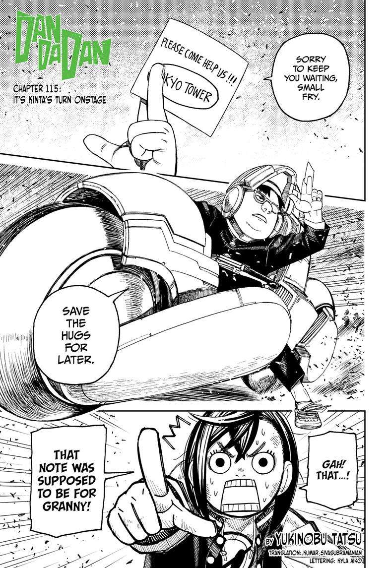 Dandadan chapter 115 page 1
