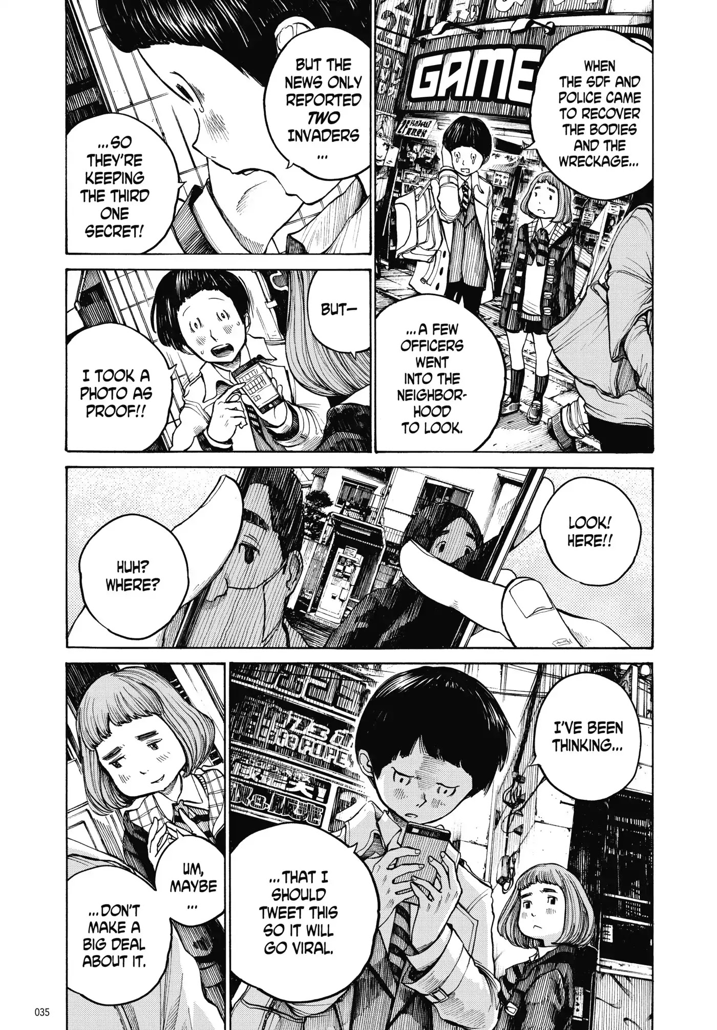 Dead Dead Demon's Dededededestruction chapter 10 page 13