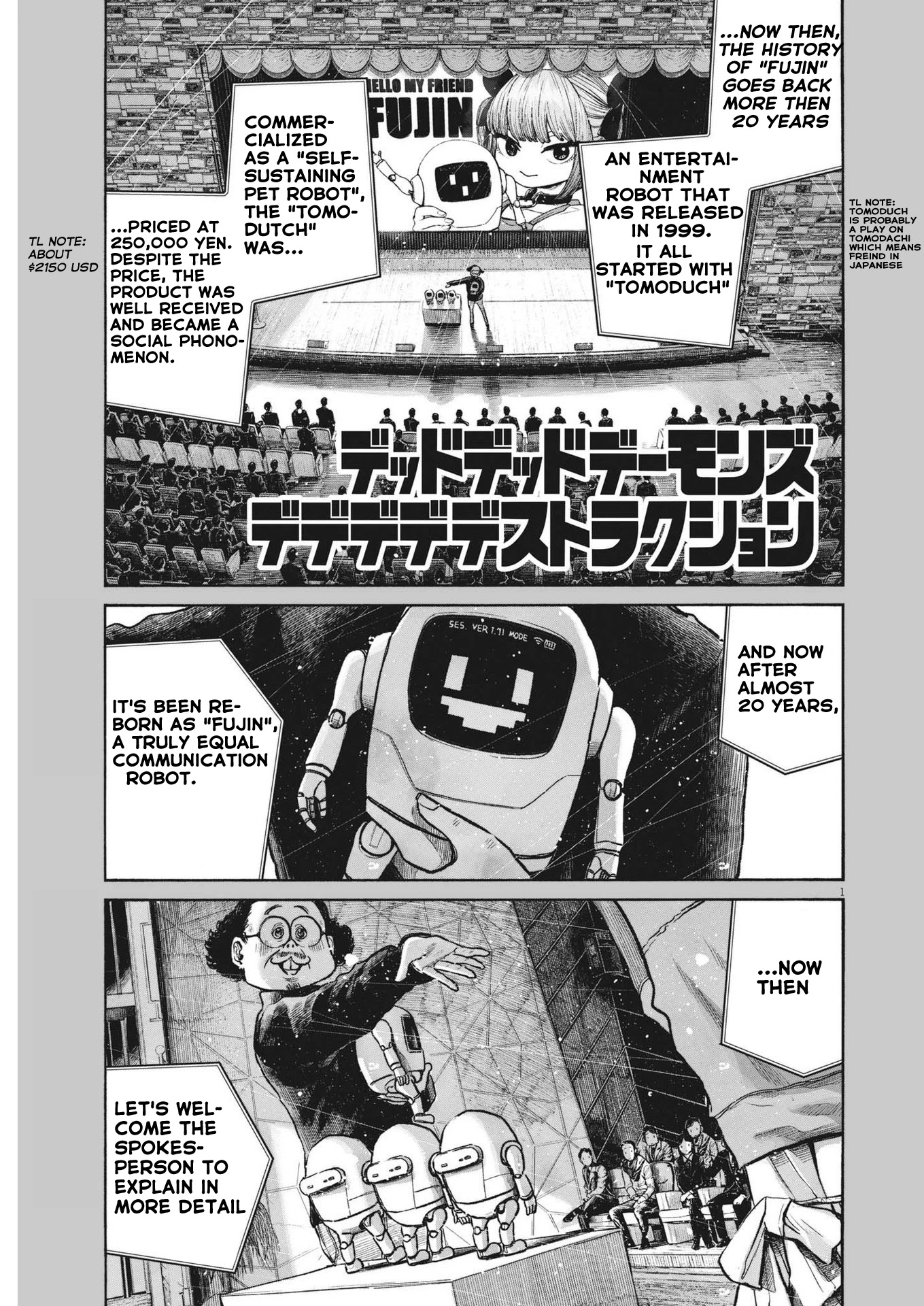 Dead Dead Demon's Dededededestruction chapter 100 page 2