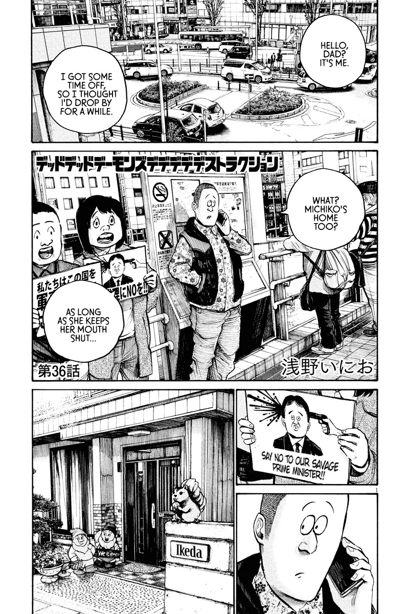 Dead Dead Demon's Dededededestruction chapter 36 page 1