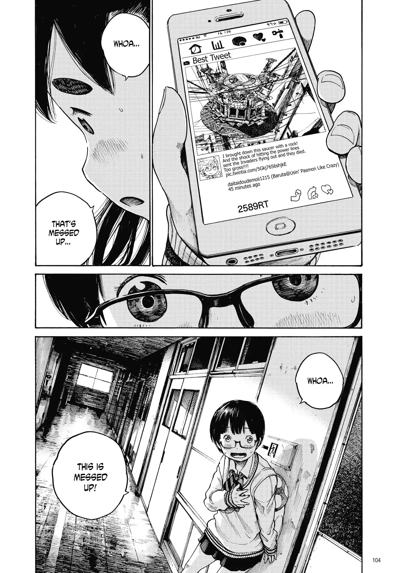 Dead Dead Demon's Dededededestruction chapter 4 page 18