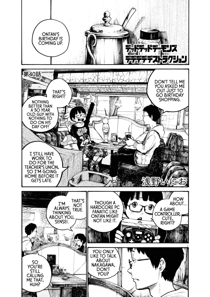 Dead Dead Demon's Dededededestruction chapter 40 page 1