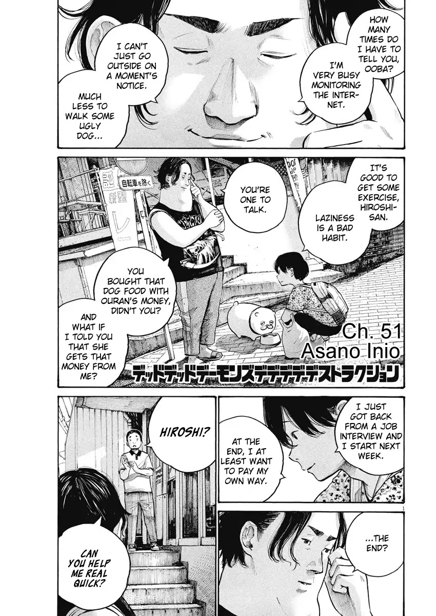 Dead Dead Demon's Dededededestruction chapter 51 page 1