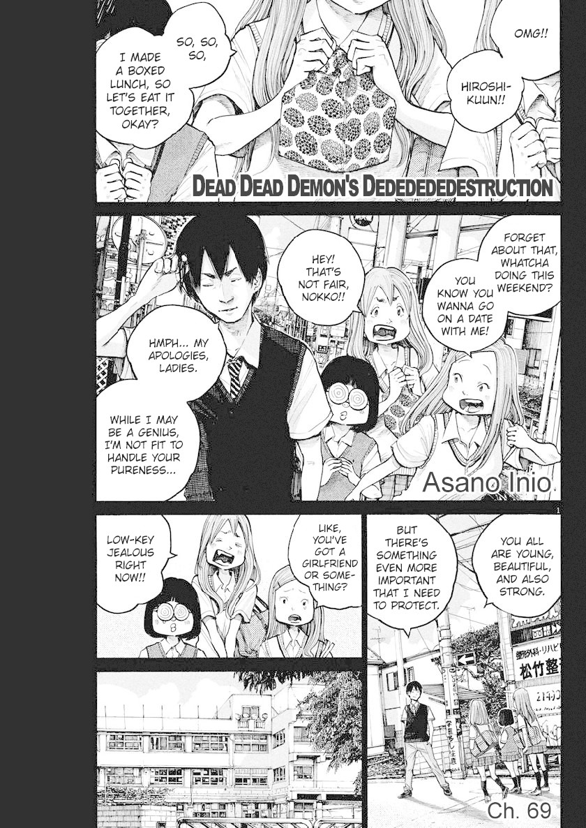 Dead Dead Demon's Dededededestruction chapter 69 page 1