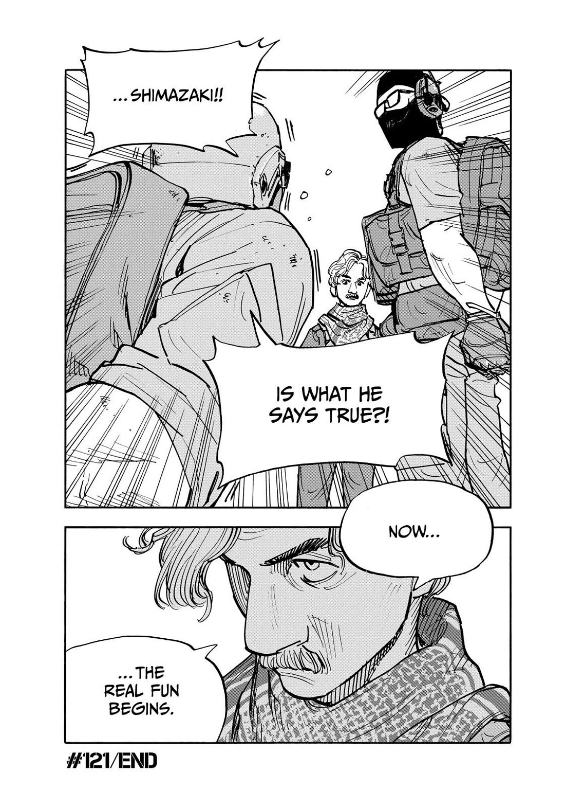 Dear Shimazaki in the Peaceful Land chapter 121 page 18