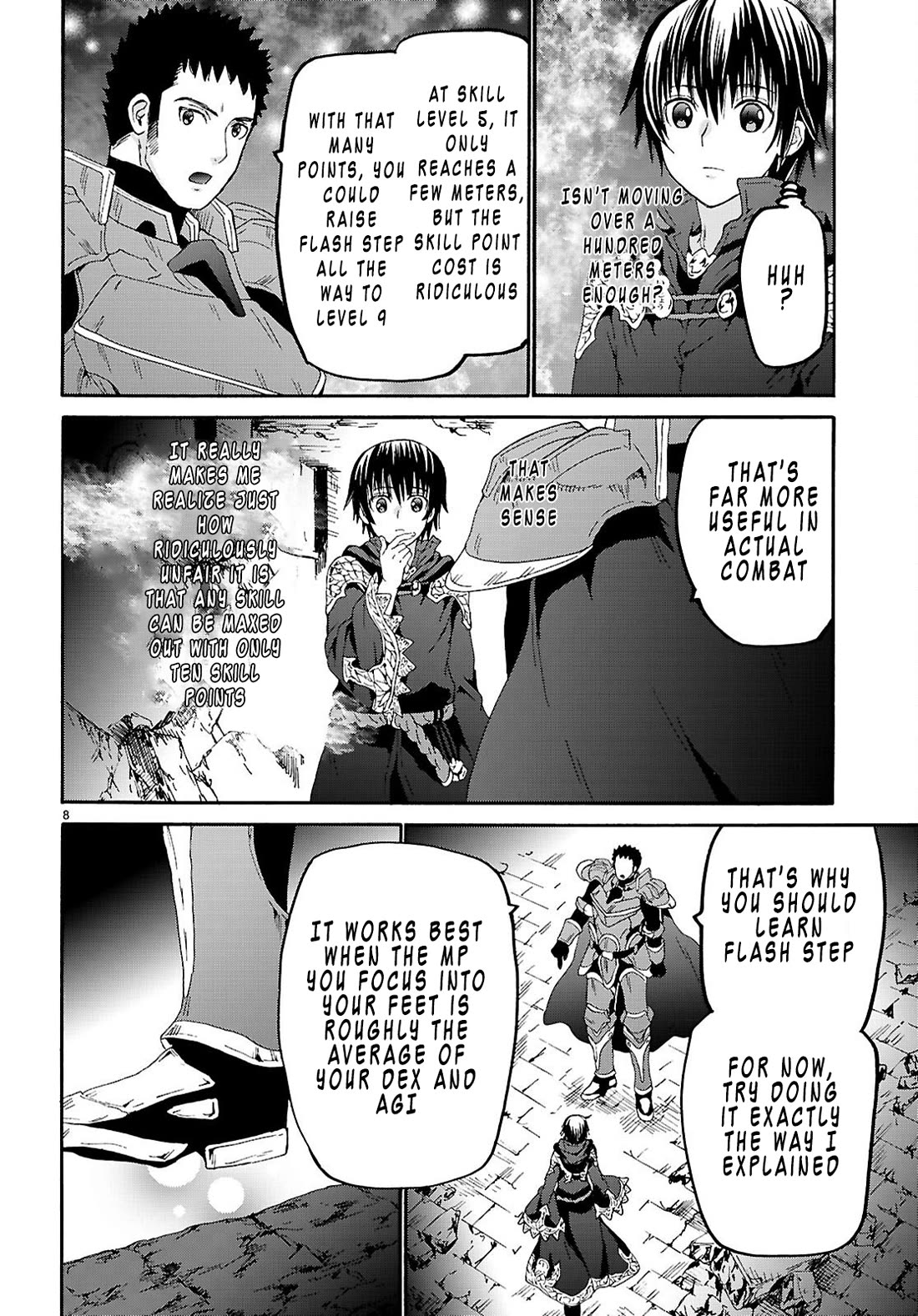 Death March kara Hajimaru Isekai Kyousoukyoku chapter 132 page 8