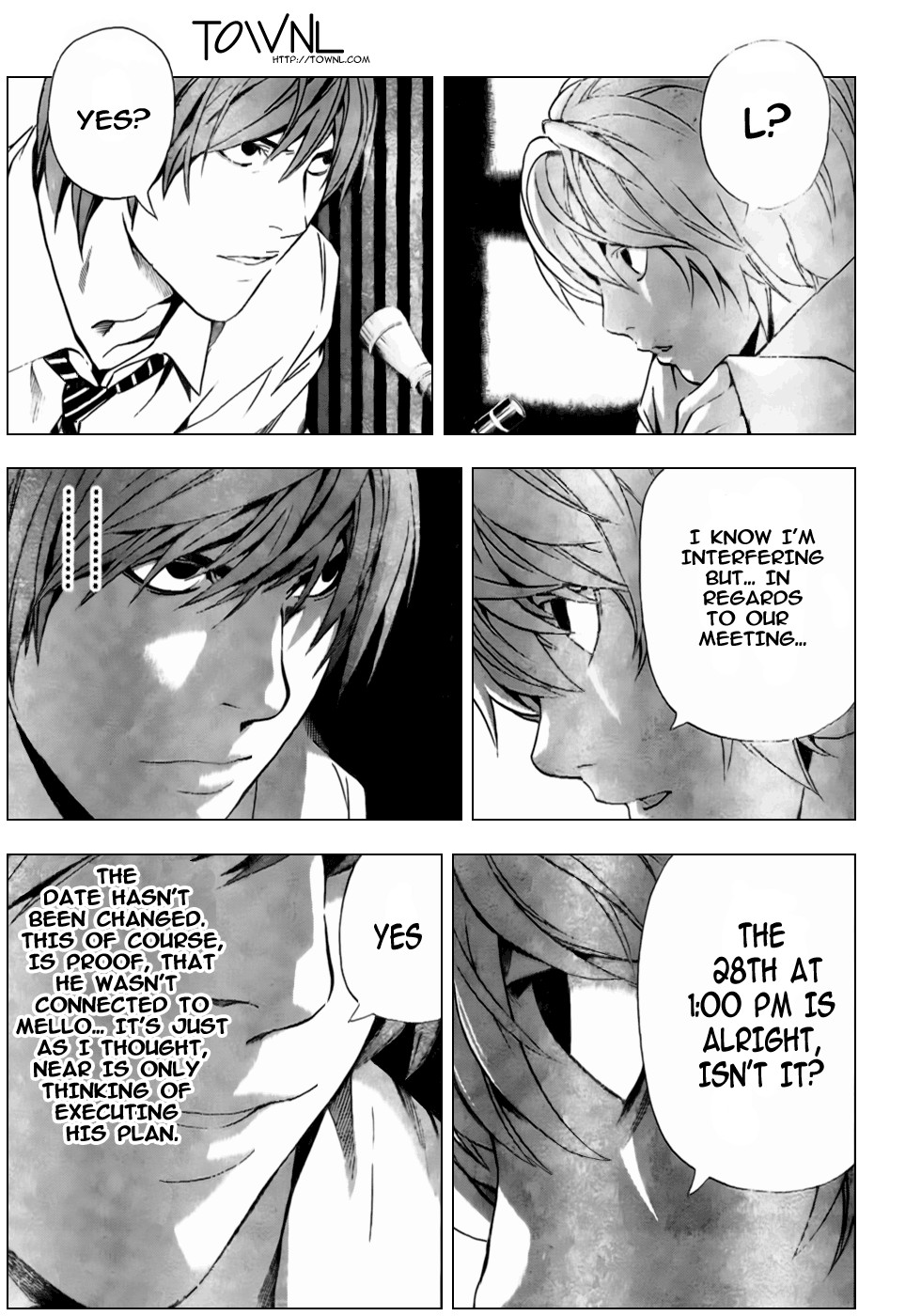 Death Note chapter 100 page 8