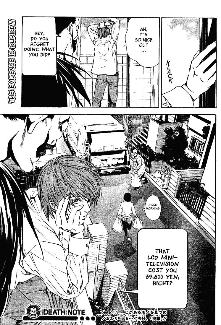 Death Note chapter 17 page 18