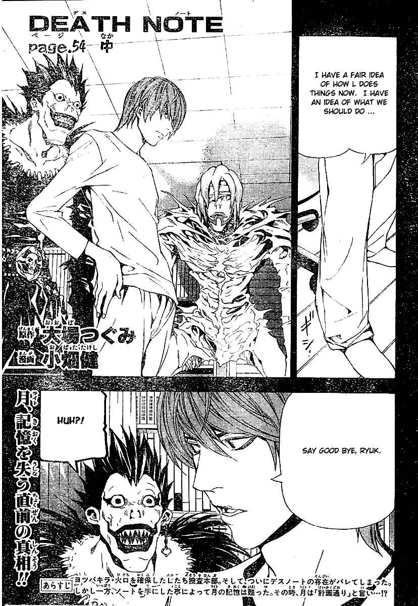 Death Note chapter 54 page 1