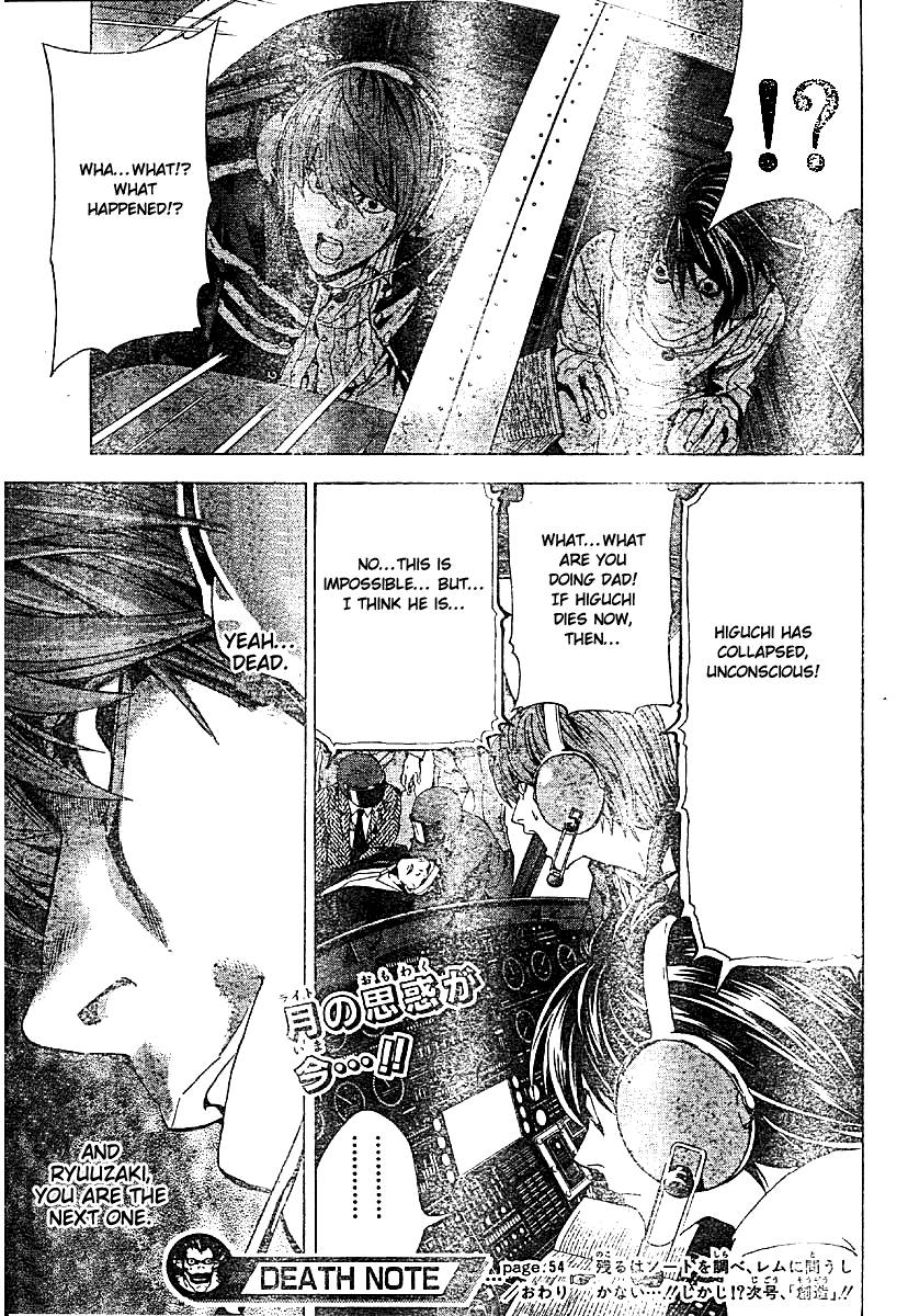 Death Note chapter 54 page 19