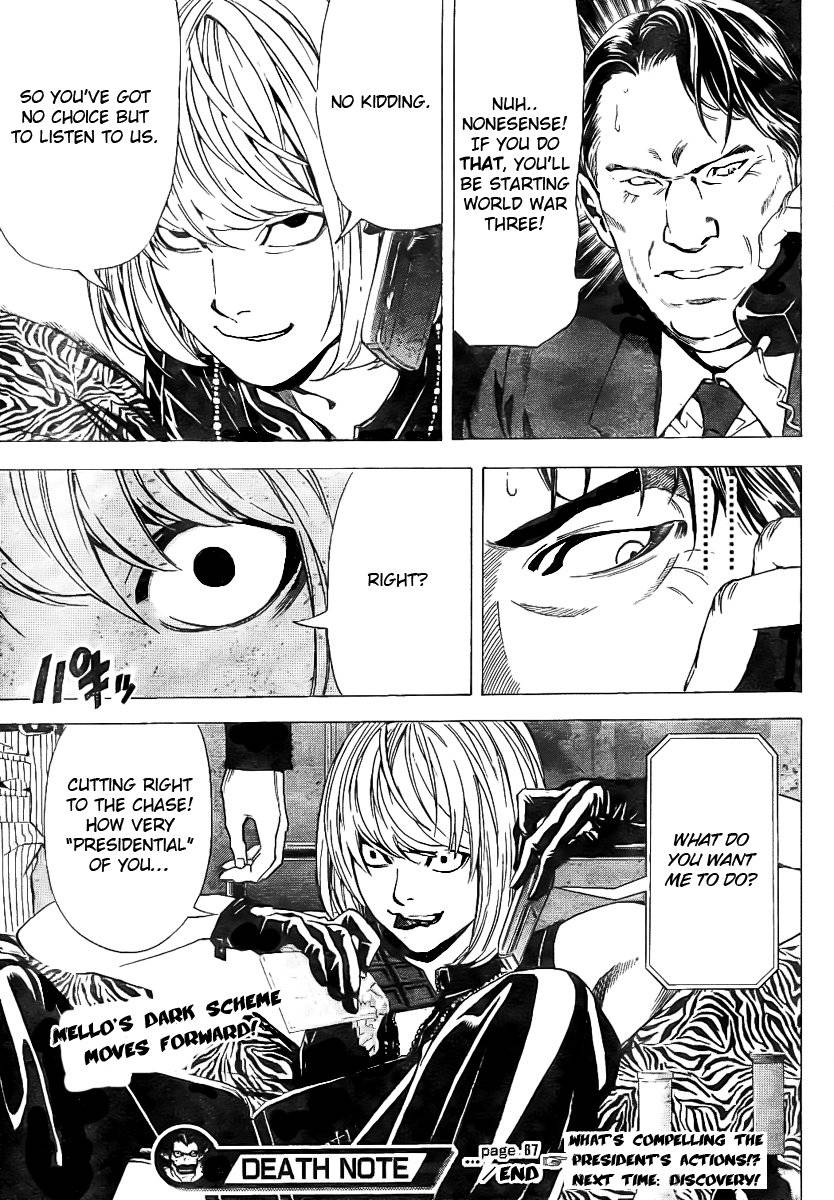 Death Note chapter 67 page 20