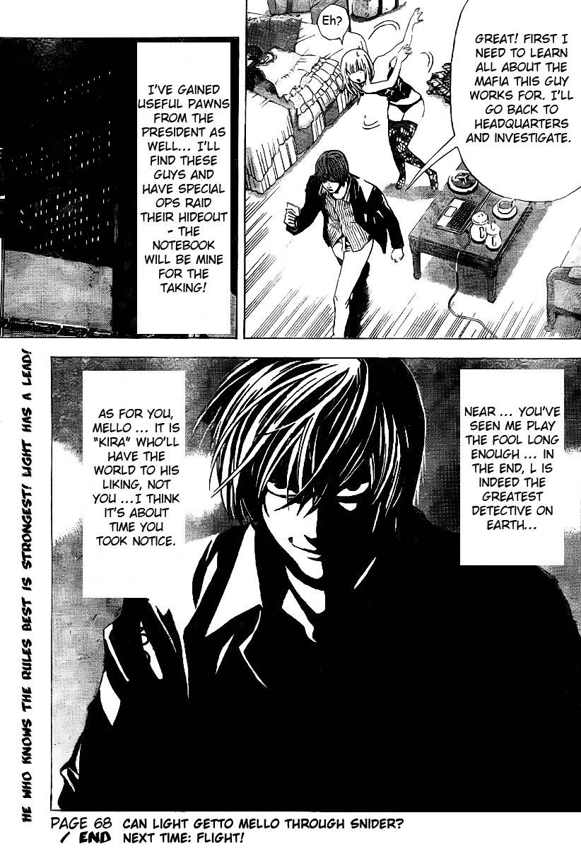 Death Note chapter 68 page 20