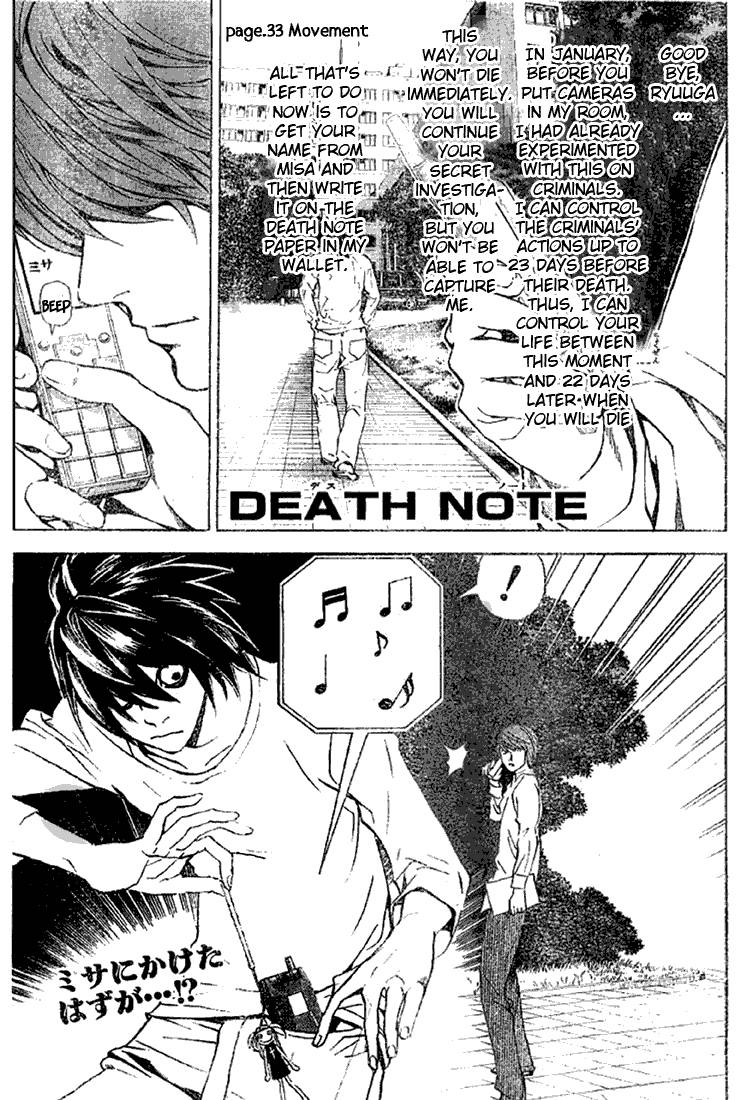 Death Note chapter 33 page 2