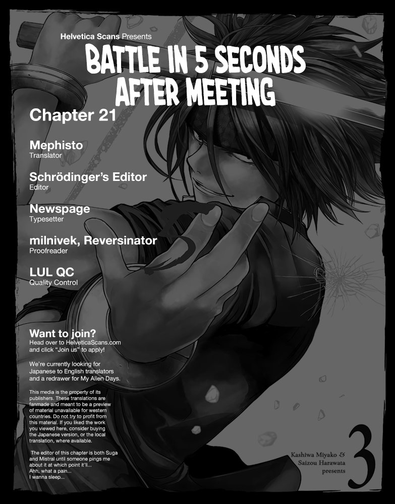 Deatte 5 Byou de Battle chapter 21 page 1