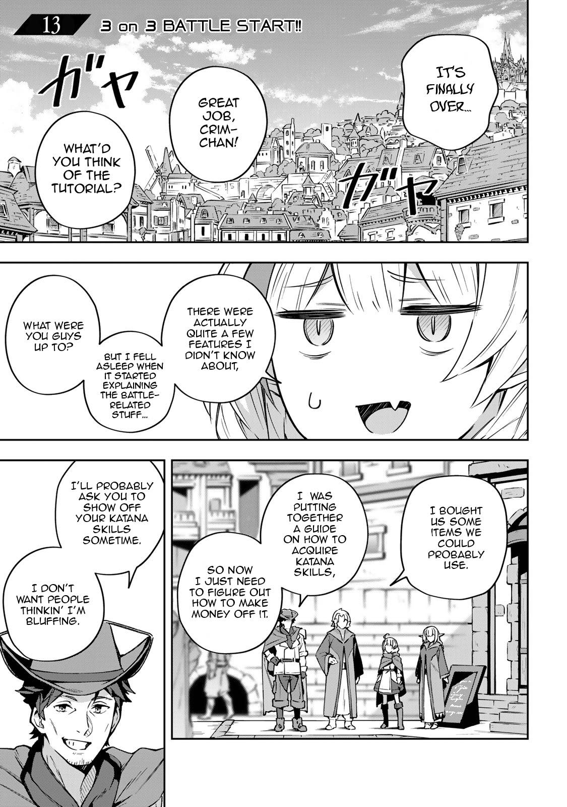 Destiny Unchain Online ~Kyuuketsu-ki Shoujo to natte, Yagate『Aka no Maou』to Yobareru You ni Narimashita~ chapter 13 page 2