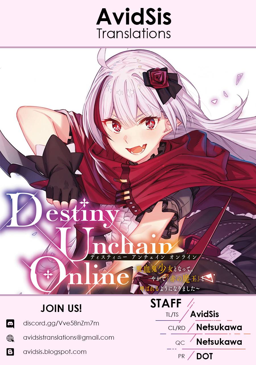 Destiny Unchain Online ~Kyuuketsu-ki Shoujo to natte, Yagate『Aka no Maou』to Yobareru You ni Narimashita~ chapter 7 page 1