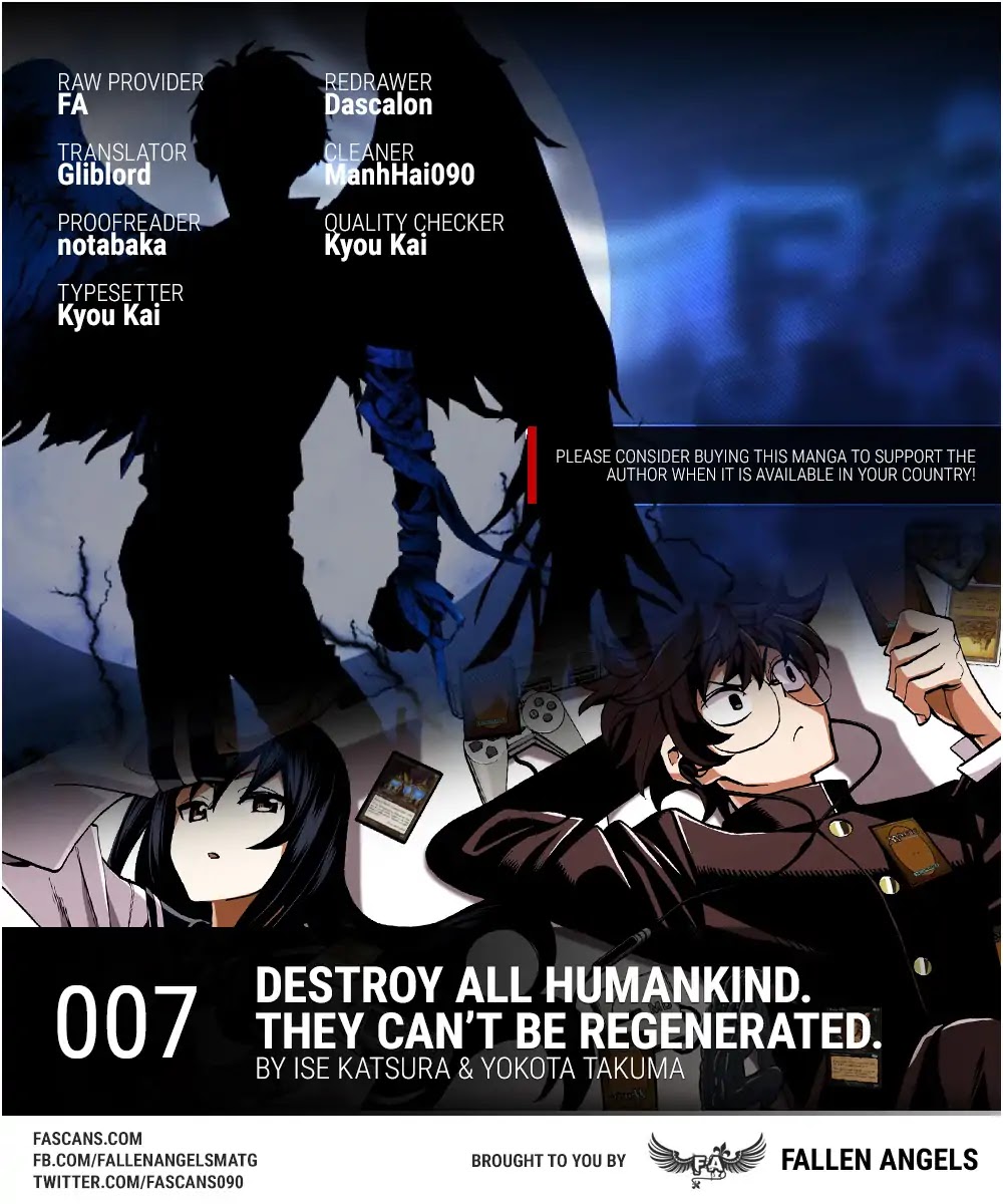 Destroy All Humanity. It Can’t Be Regenerated. chapter 7 page 1
