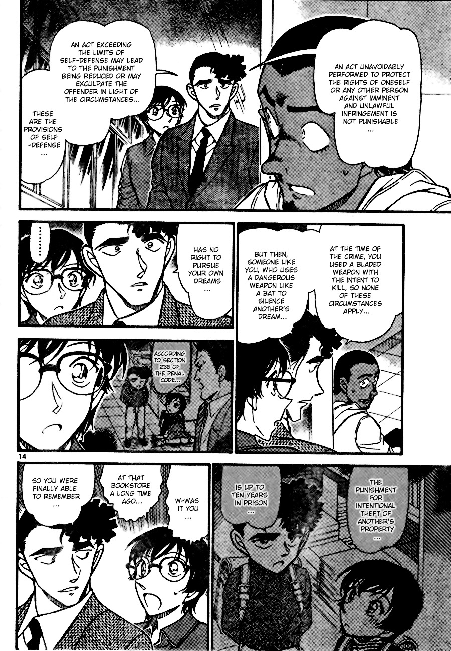 Detective Conan chapter 708 page 14