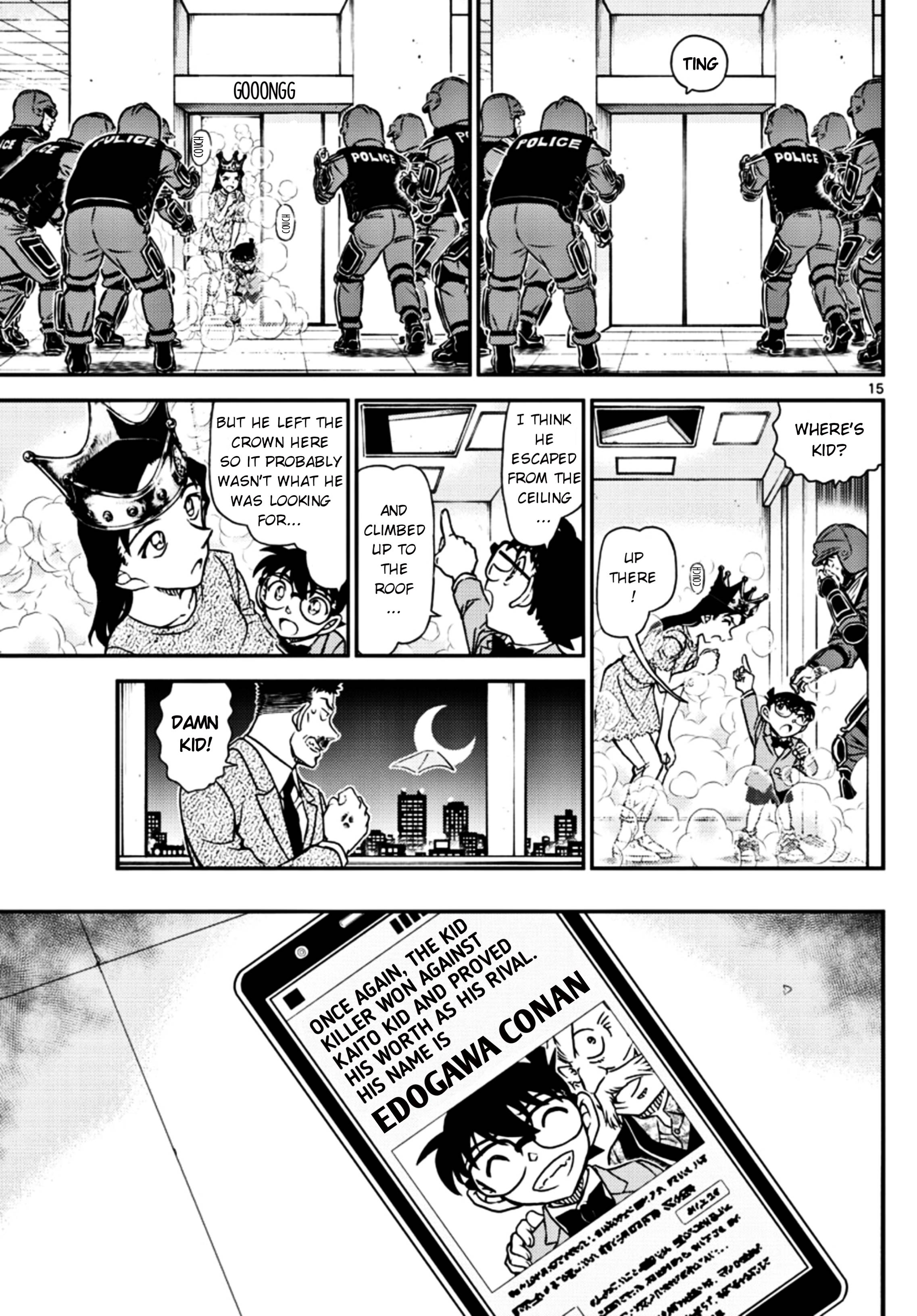 Detective Conan chapter 1102 page 15