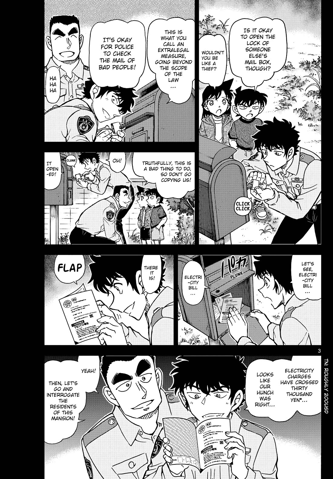 Detective Conan chapter 1135 page 3