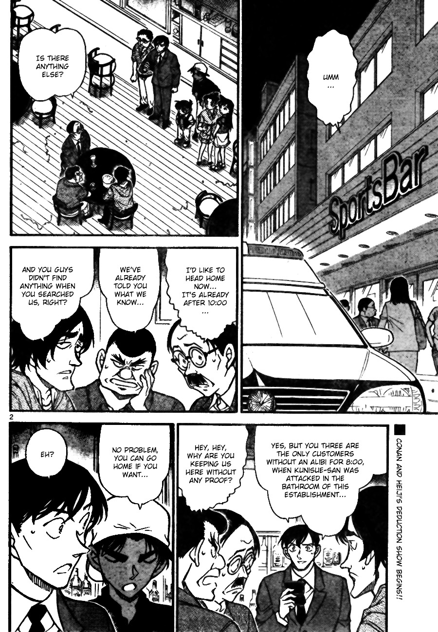 Detective Conan chapter 695 page 2