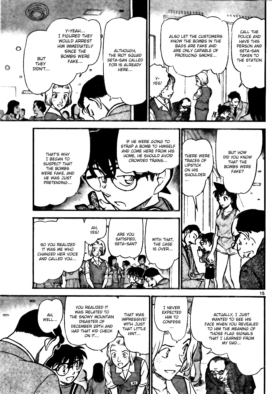 Detective Conan chapter 703 page 15