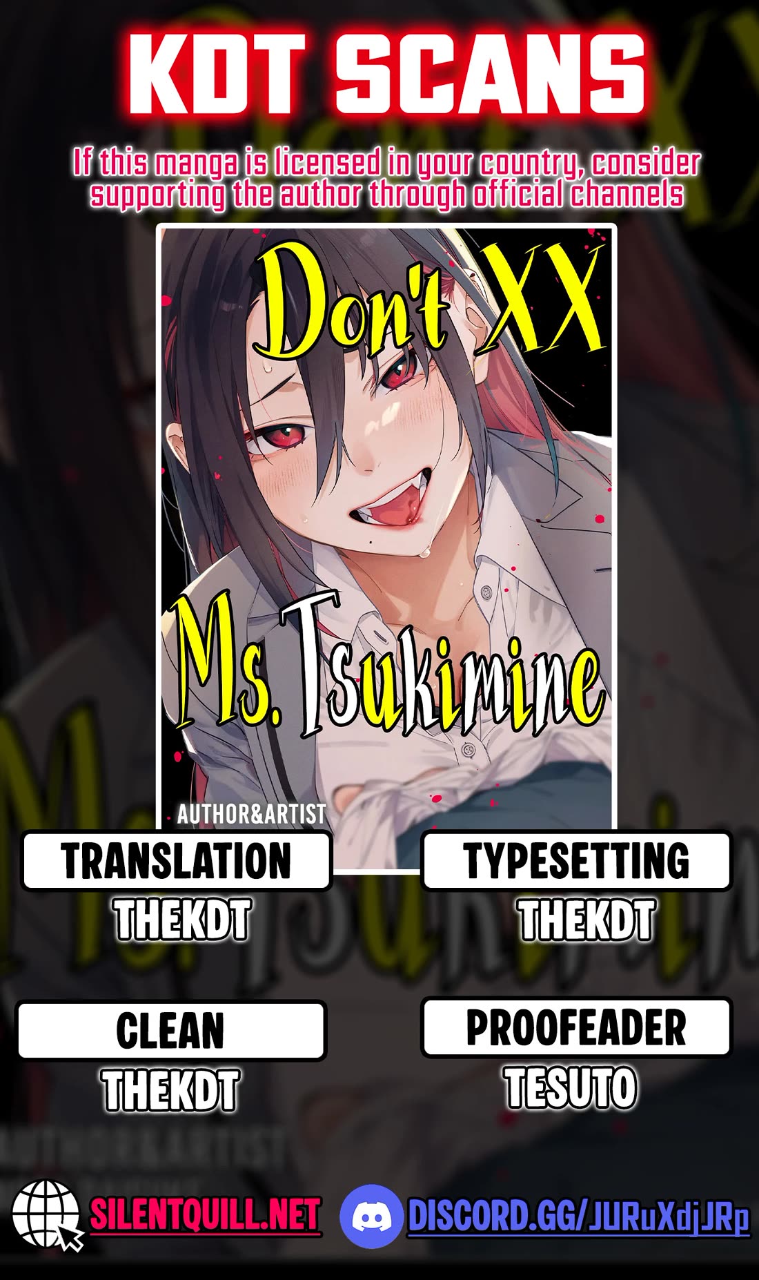 Don't XX Ms. Tsukimine chapter 19 page 1