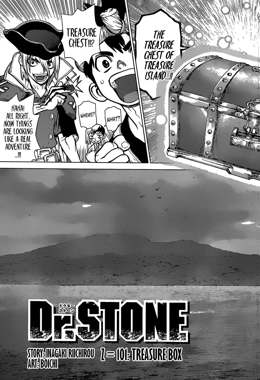 Dr. Stone chapter 101 page 1