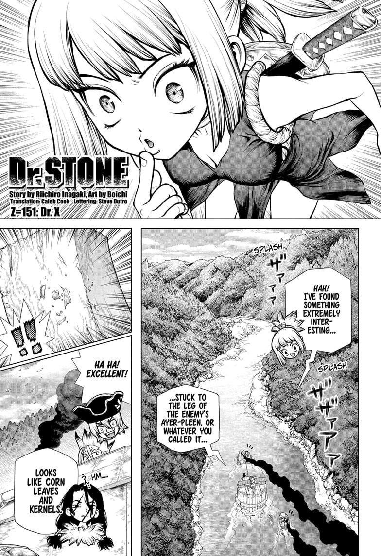 Dr. Stone chapter 151 page 1