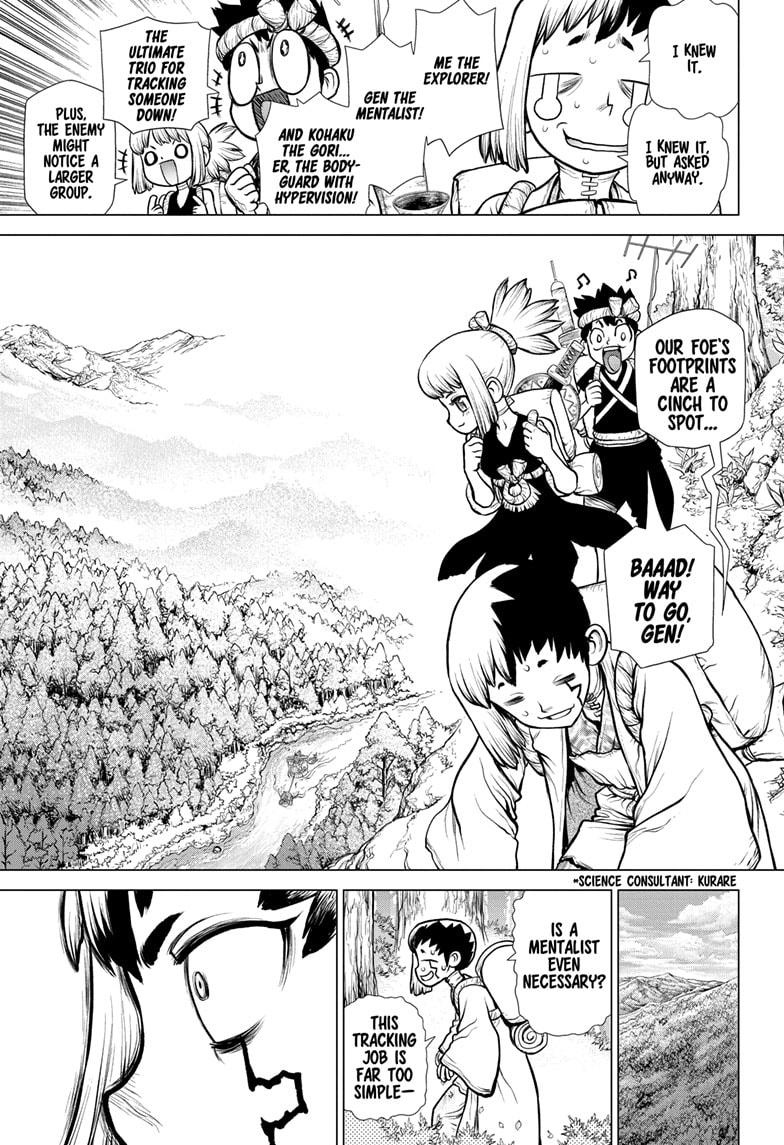 Dr. Stone chapter 151 page 3
