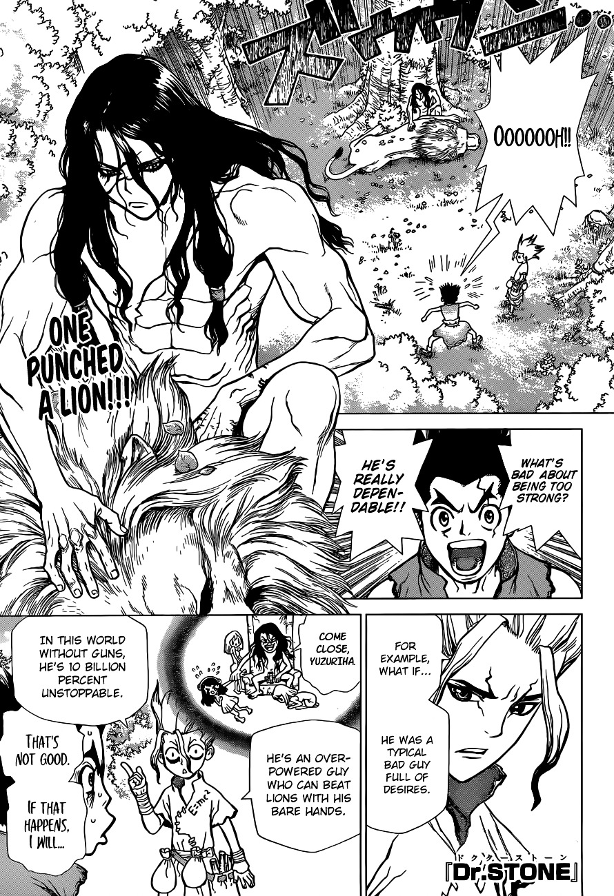 Dr. Stone chapter 4 page 1