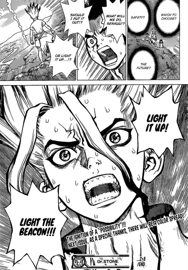 Dr. Stone chapter 8 page 17