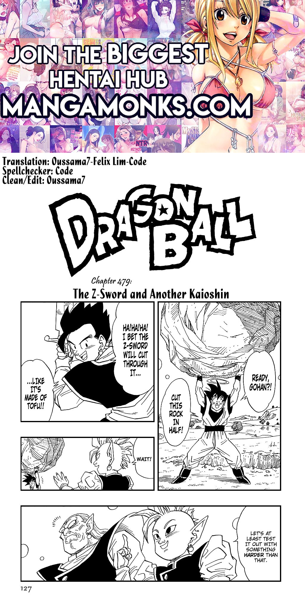 Dragon Ball chapter 479 page 1