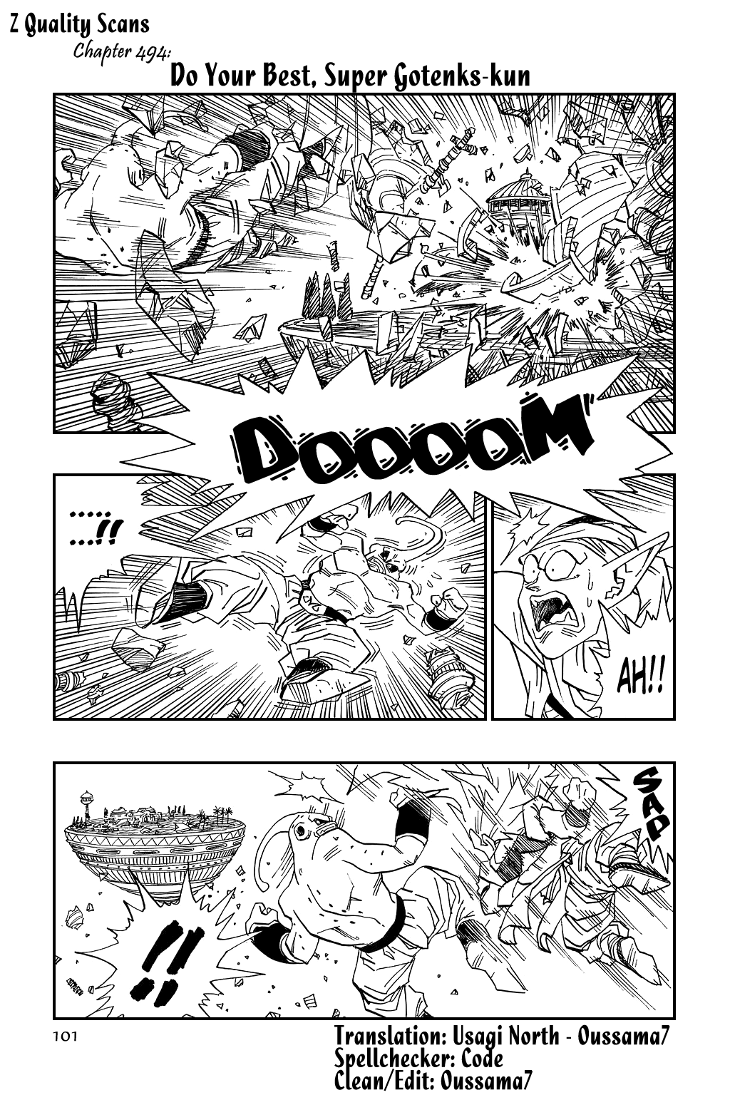 Dragon Ball chapter 494 page 1