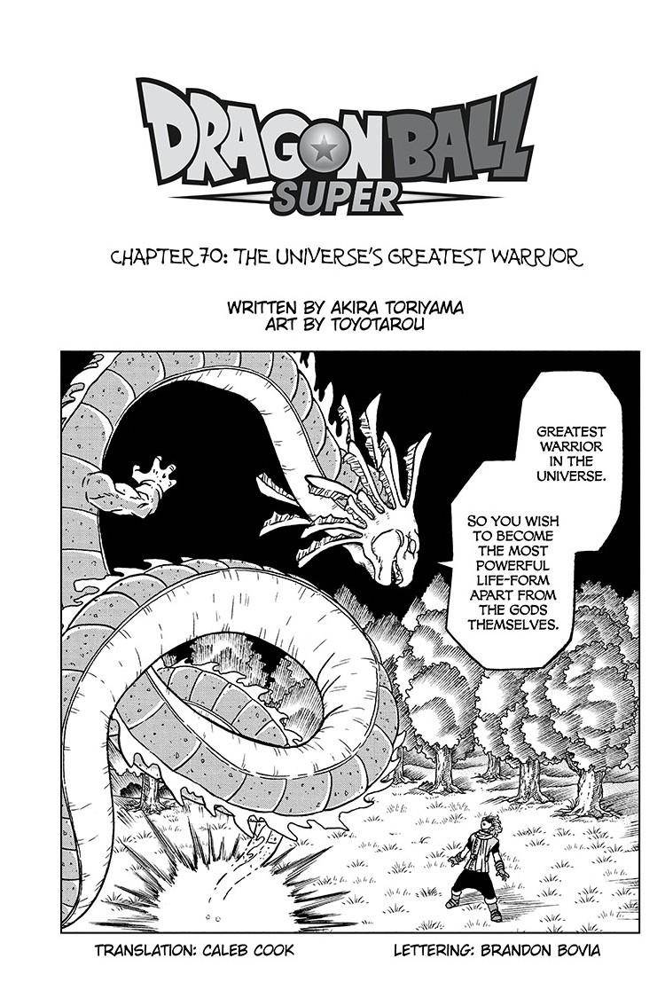 Dragon Ball Super chapter 70 page 1