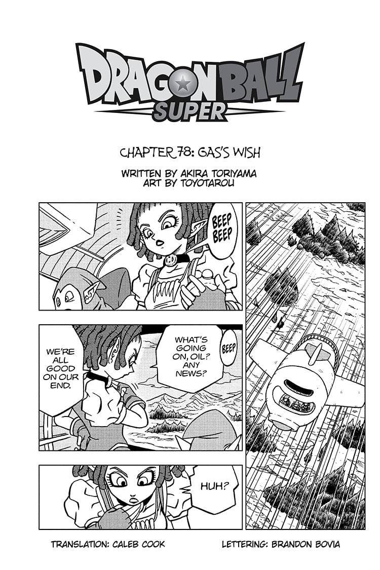 Dragon Ball Super chapter 78 page 1