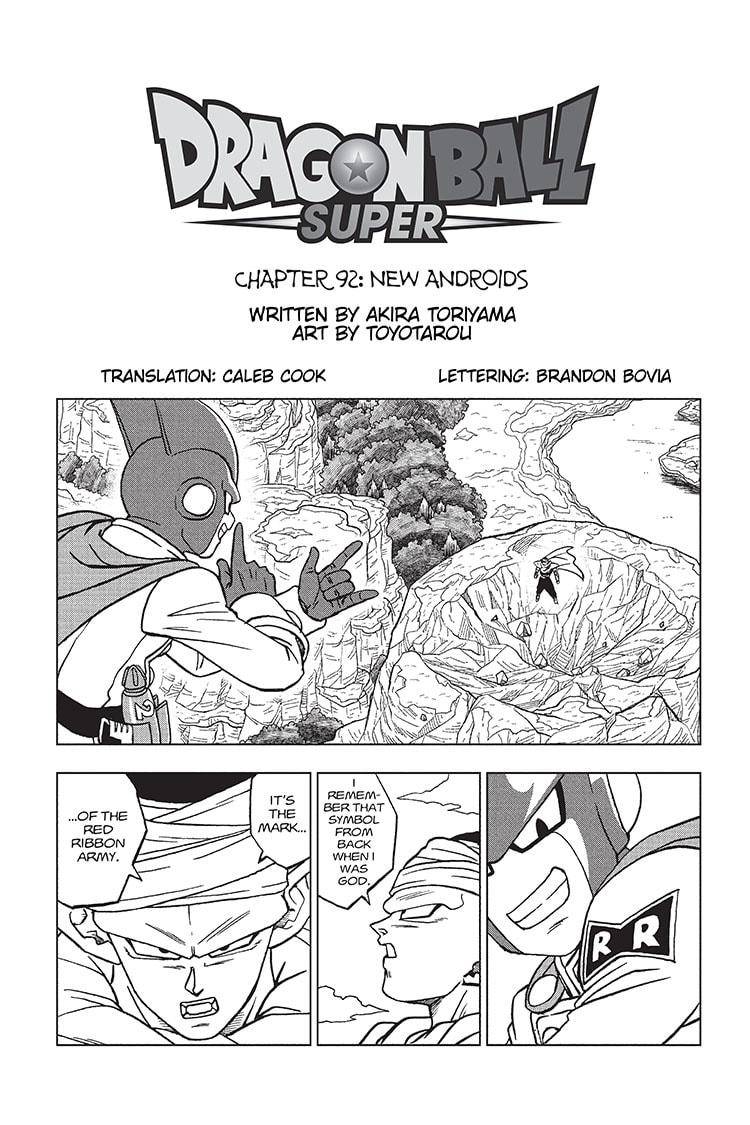 Dragon Ball Super chapter 92 page 1