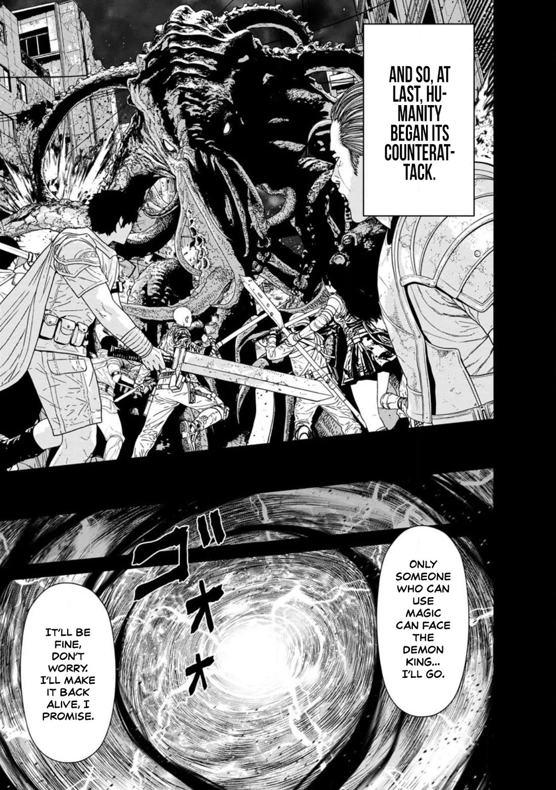 Dungeon de Tatakaitsuzukete 20-nen no Doutei Yuusha, Chijou ni Modottara Danjoubi 1:1000 no Sekai Datta chapter 2.1 page 9
