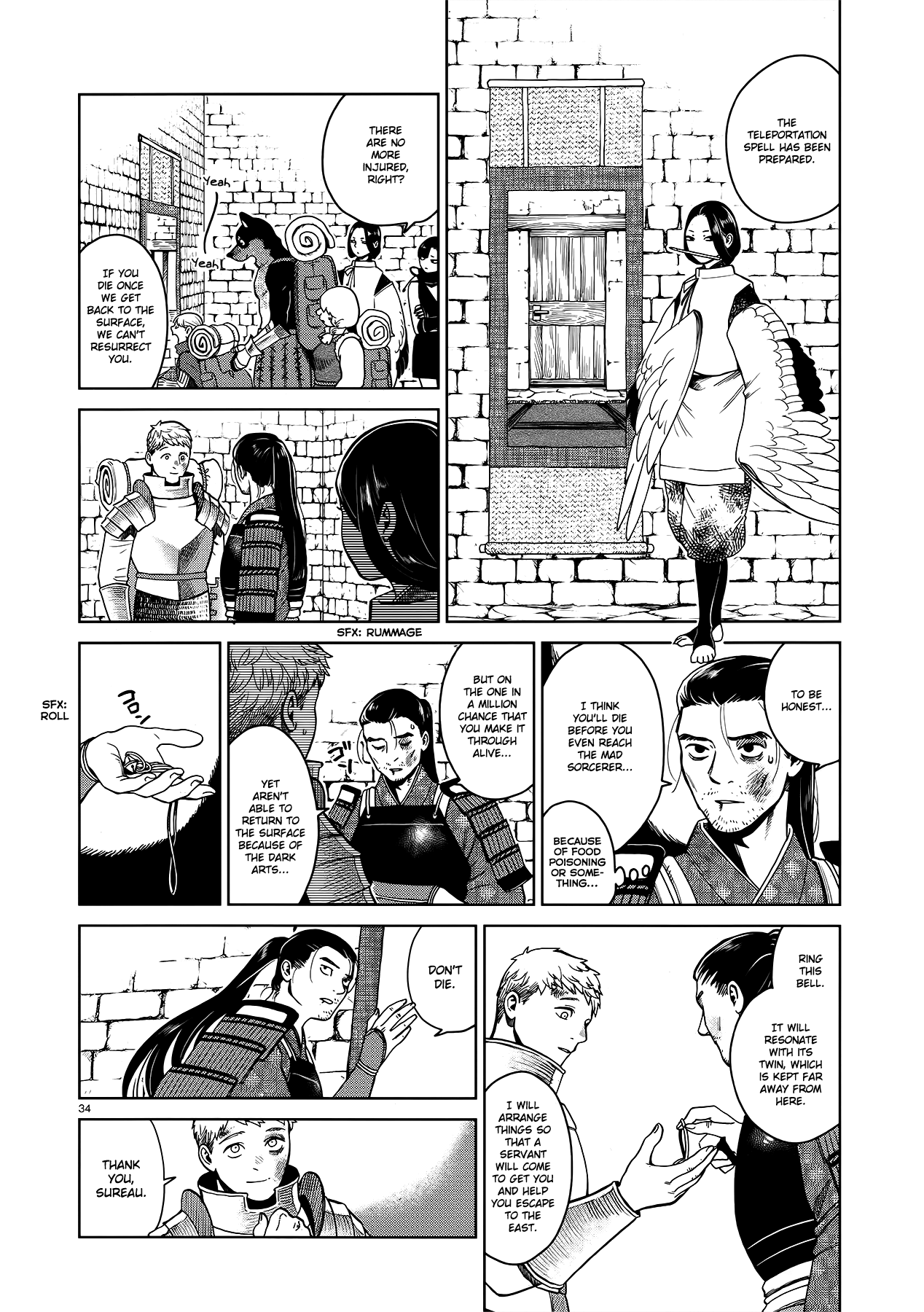 Dungeon Meshi chapter 38 page 34