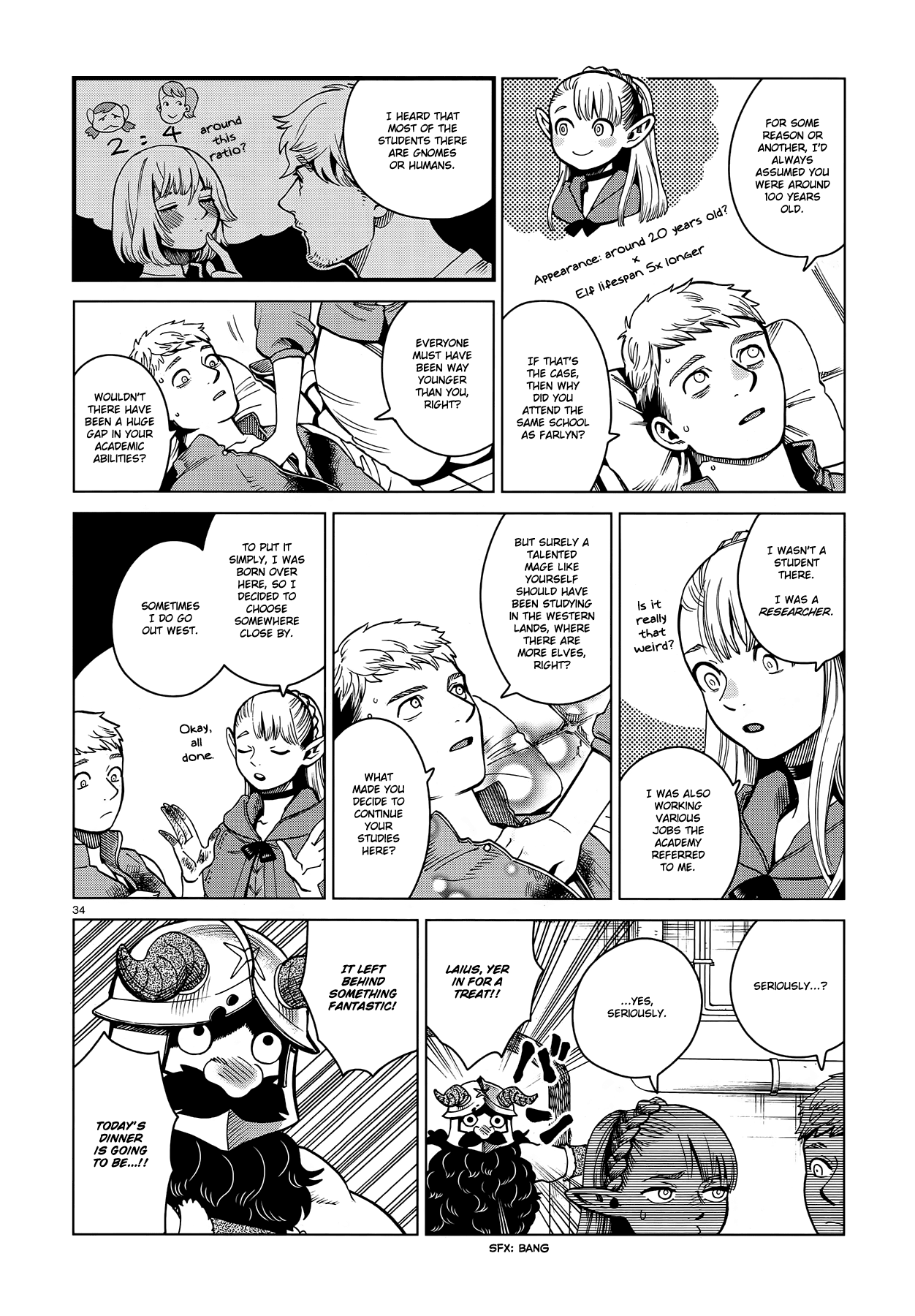 Dungeon Meshi chapter 57 page 34