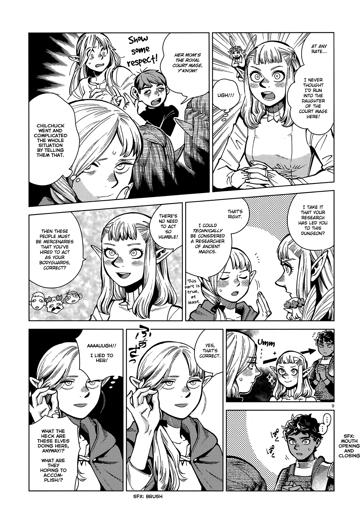 Dungeon Meshi chapter 74 page 9