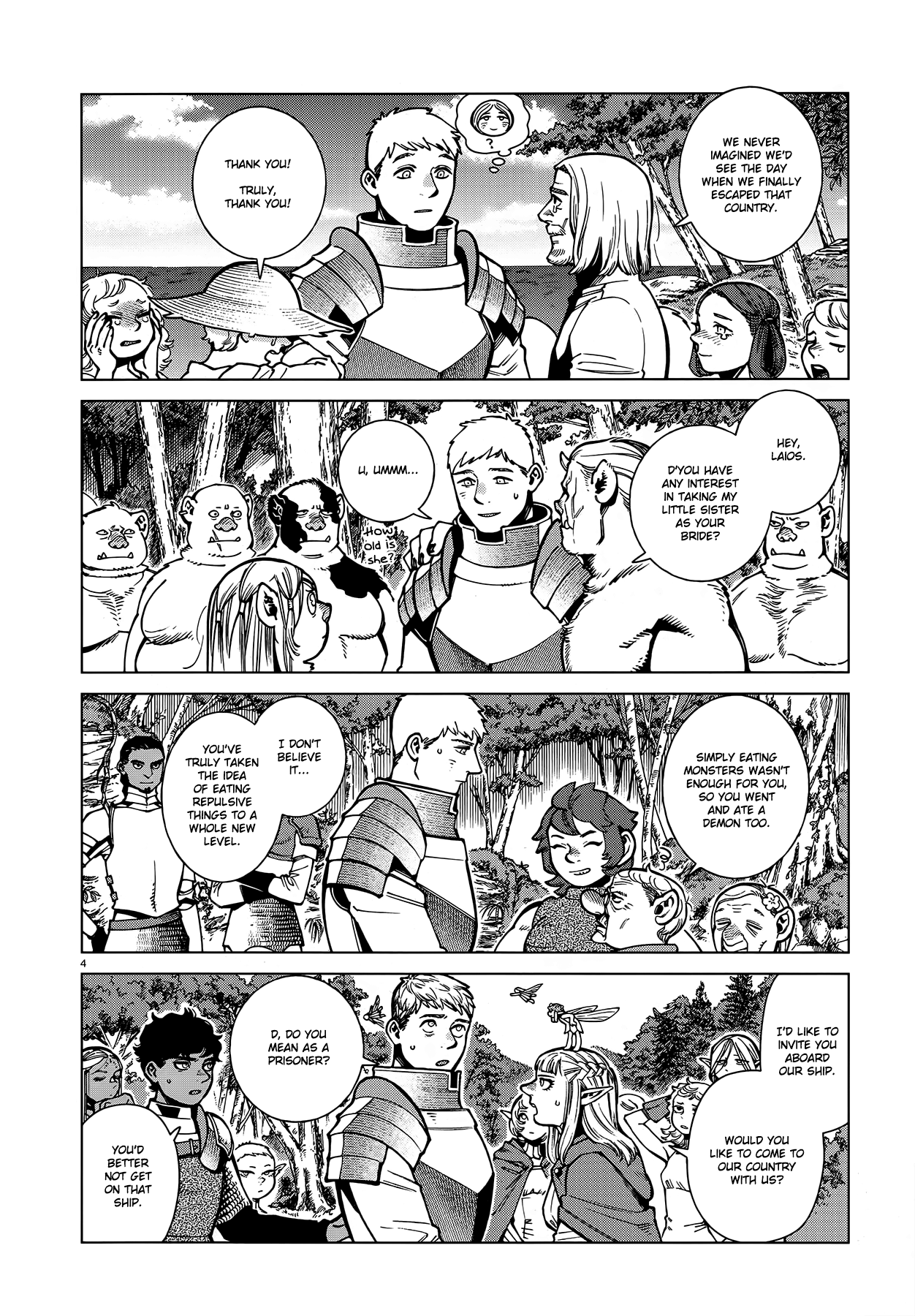 Dungeon Meshi chapter 93 page 4